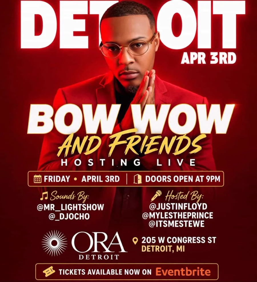 Bow Wow, Spring Bling Detroit poster